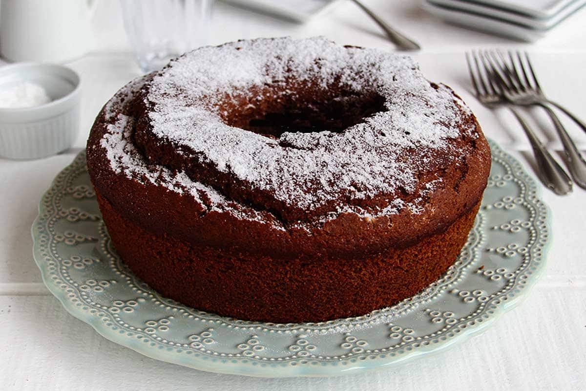 Bolo de Chocolate e Azeite