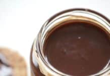 Creme de chocolate com hortelã