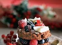 Delícia de Chocolate com Azeite e Frutos Vermelhos