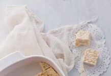 Brownie de Chocolate Branco e Gengibre