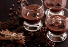 Licor de chocolate com Pimenta Martini de chocolate com Pimenta